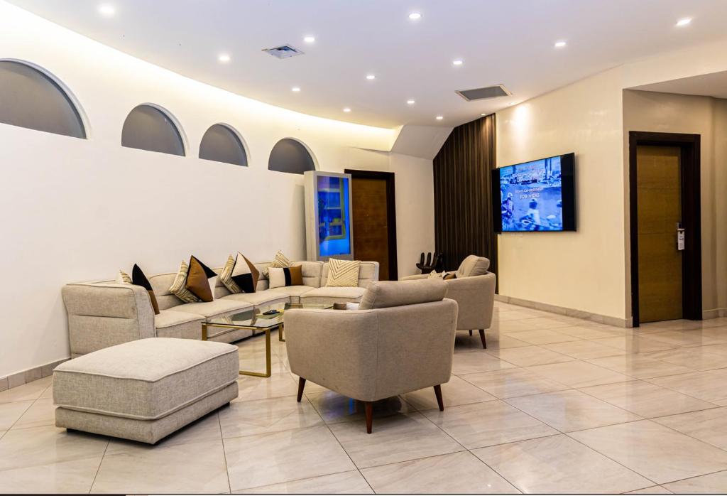Posezení v ubytování HOTEL ALKQUIMIA