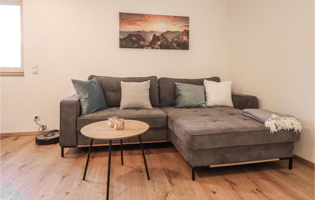 Posezení v ubytování Ferienwohnung Mit Ausblick