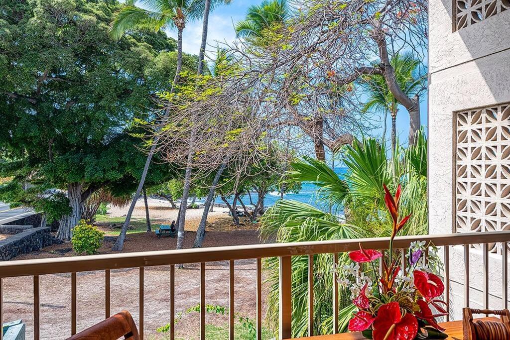 Κήπος έξω από το Great Value! Beach & Ocean View Condo! - Kona Reef B-21 at Park & Next to Road