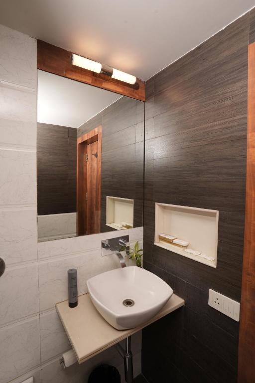Koupelna v ubytování Hotel Hardeo