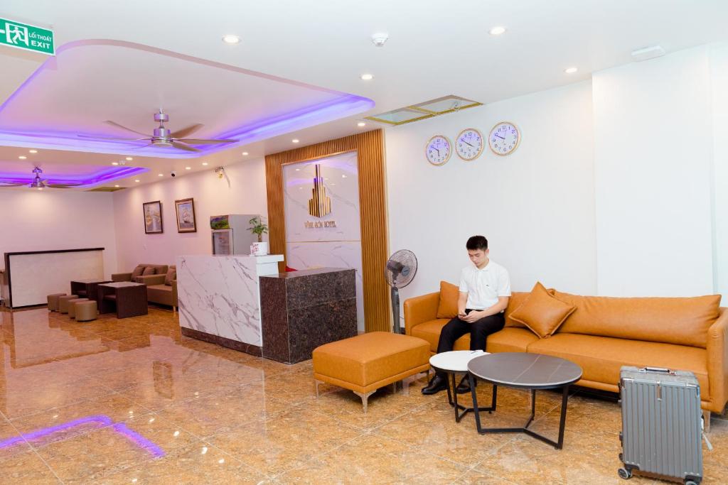 Posezení v ubytování Vĩnh Sơn Nội Bài