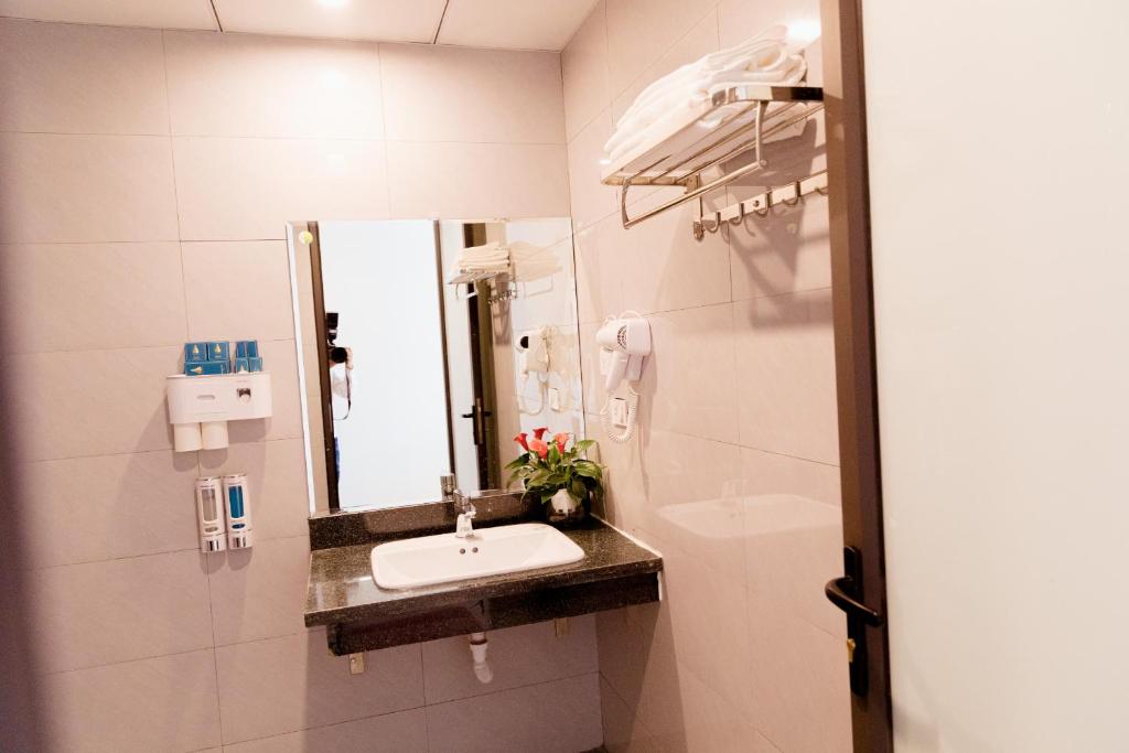 Koupelna v ubytování Vĩnh Sơn Nội Bài