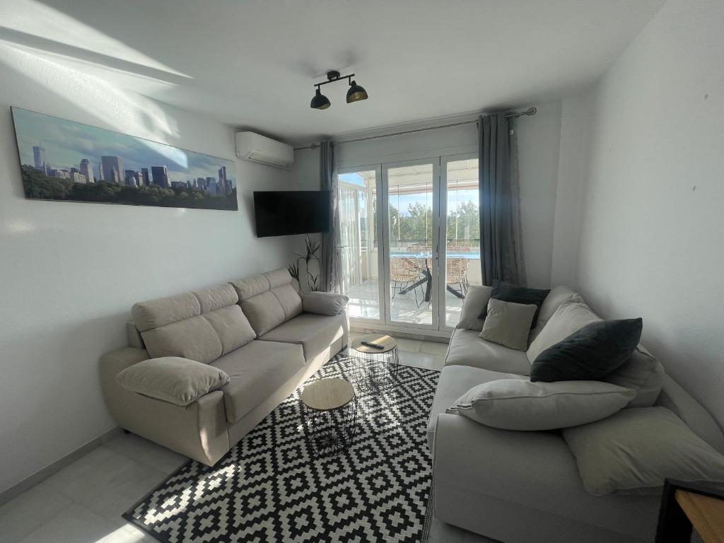 Część wypoczynkowa w obiekcie Atico penthouse