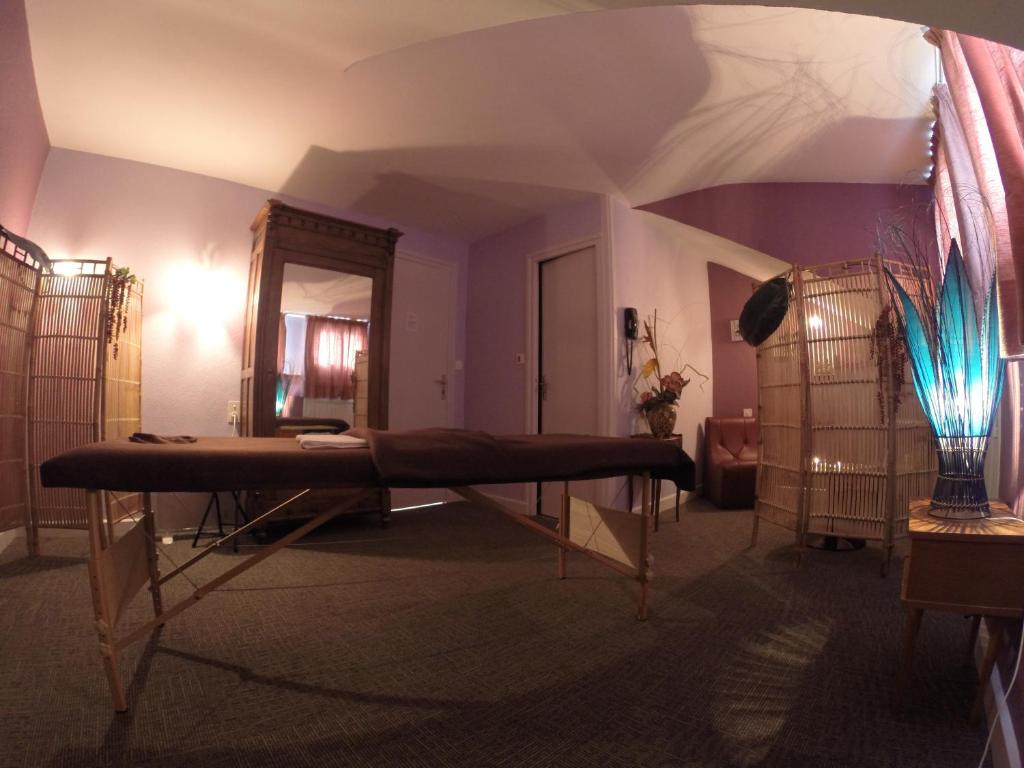 Lázně a/nebo wellness v ubytování Hôtel de l'Aviation
