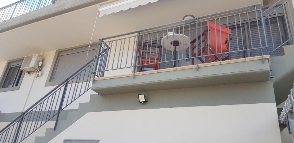 Balkón nebo terasa v ubytování Sea View