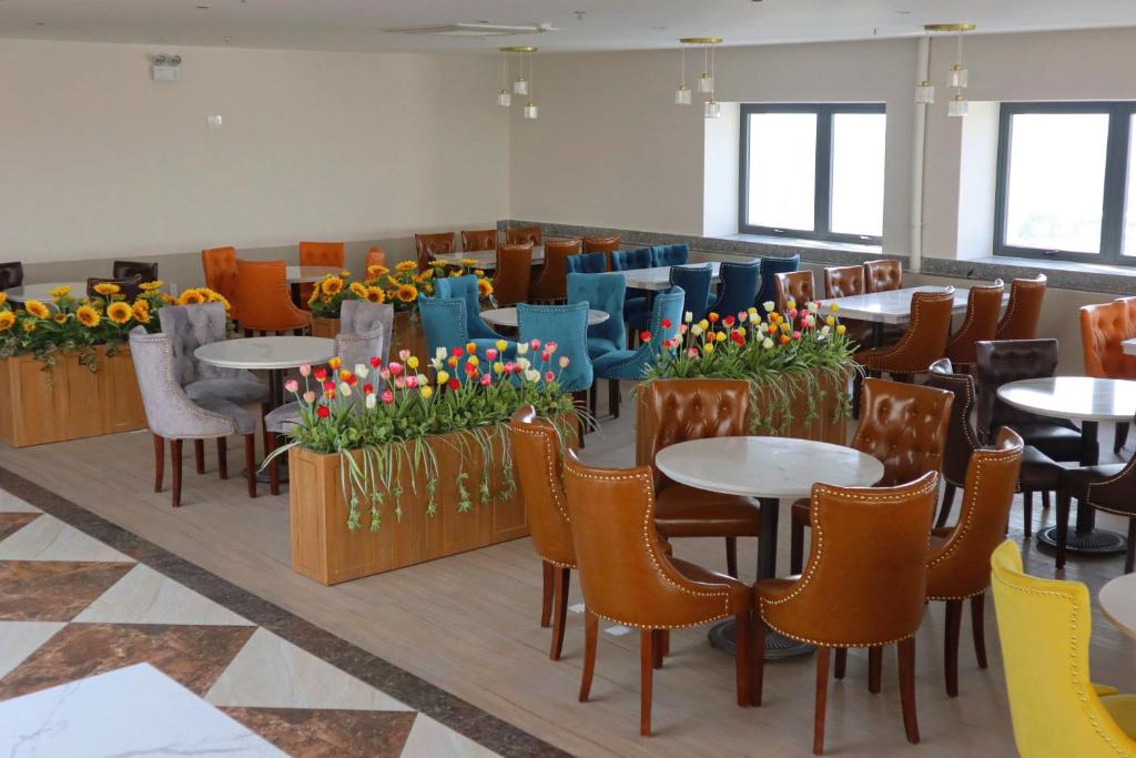 Posezení v ubytování ATP Galaxy Hotel & Apartment Danang