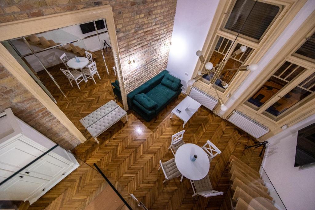 Posezení v ubytování VISAJ Deluxe Downtown