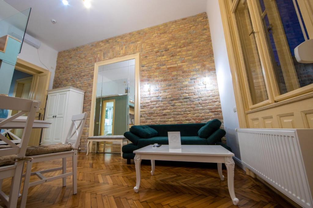 Posezení v ubytování VISAJ Deluxe Downtown