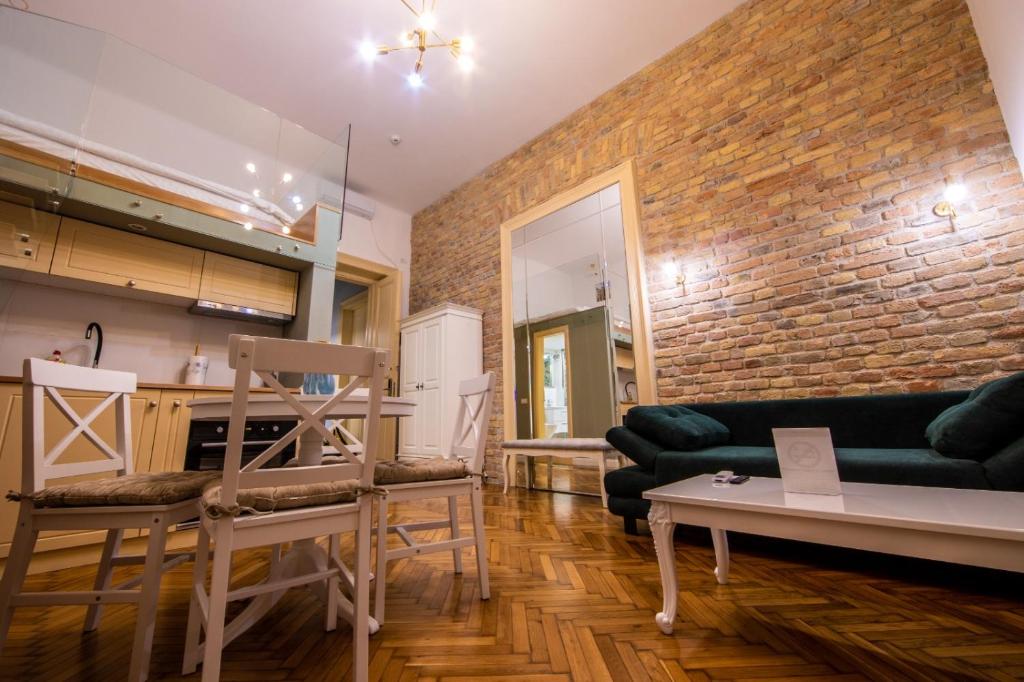 Posezení v ubytování VISAJ Deluxe Downtown