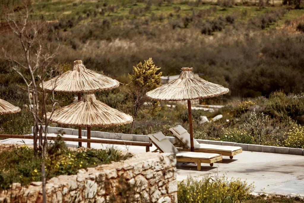 A garden outside Alagni Cretan Resort