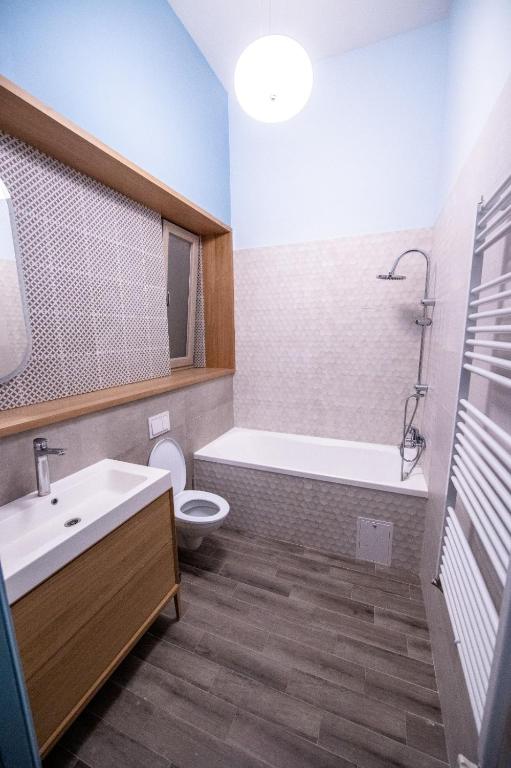Koupelna v ubytování VISAJ Deluxe Downtown