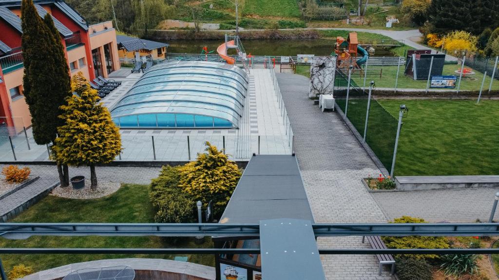 Bazén v ubytování OREA Resort Panorama Moravský kras nebo v jeho okolí
