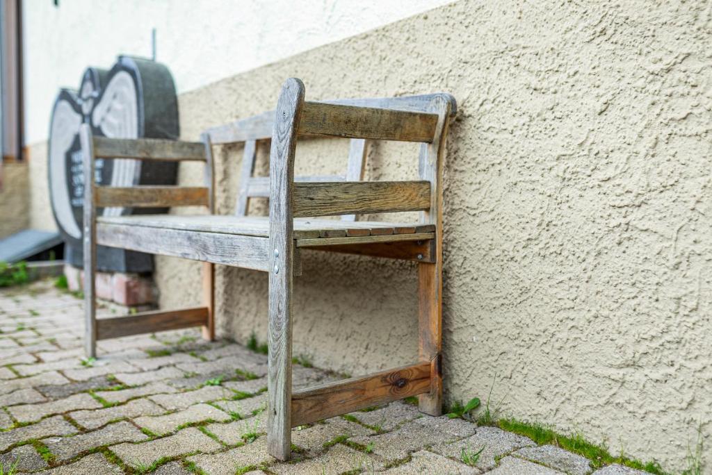 Palanda nebo palandy na pokoji v ubytování Bergblick