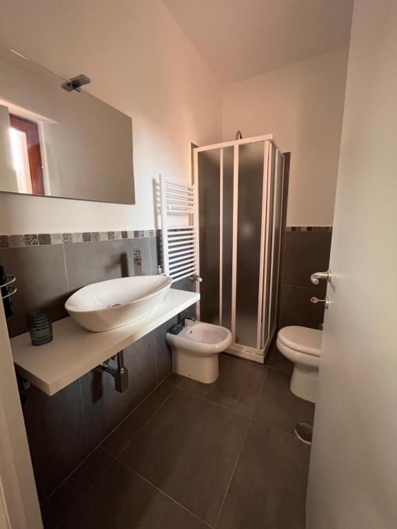 Koupelna v ubytování B&B SulViale