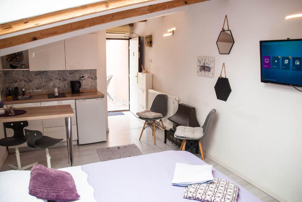 Apartments Lisinski - Private parking - Studio Apartment
