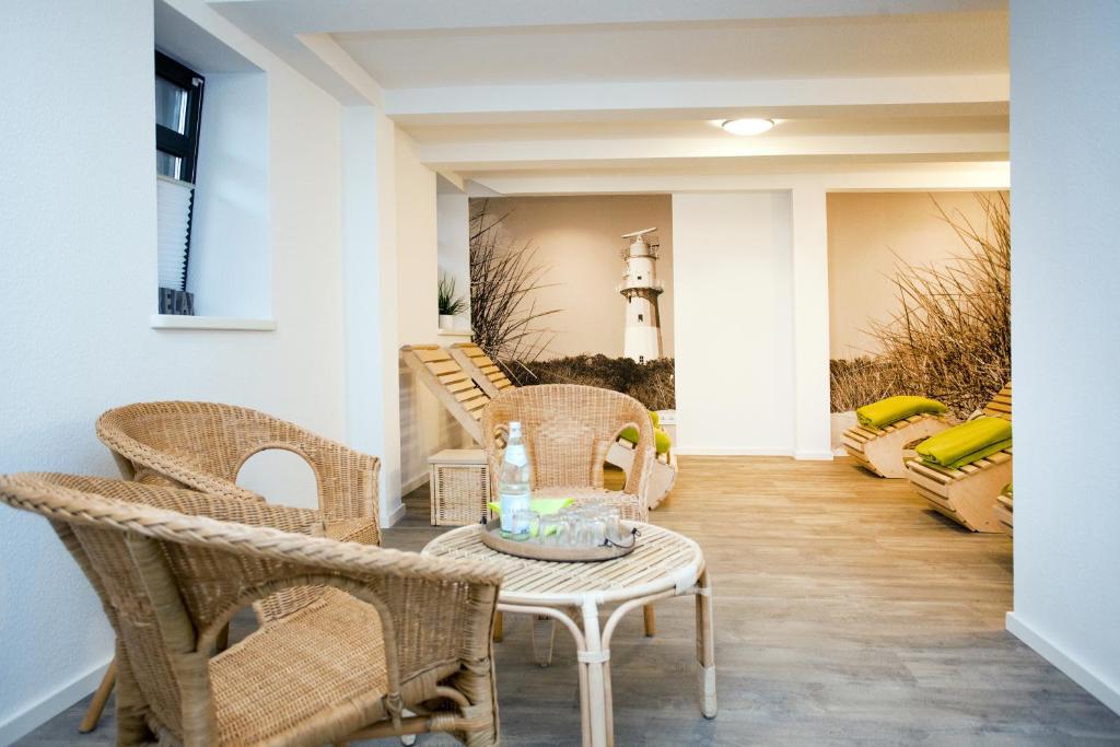 Posezení v ubytování Swantje in Residenz zum Südstrand