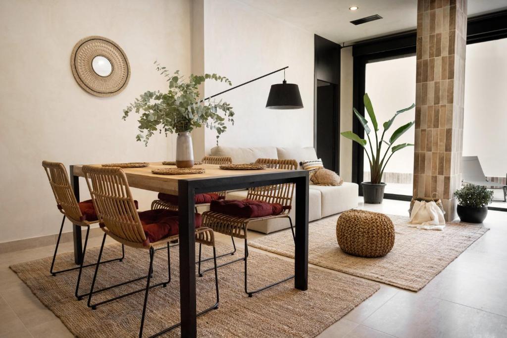 Posezení v ubytování Edificio Lola 3
