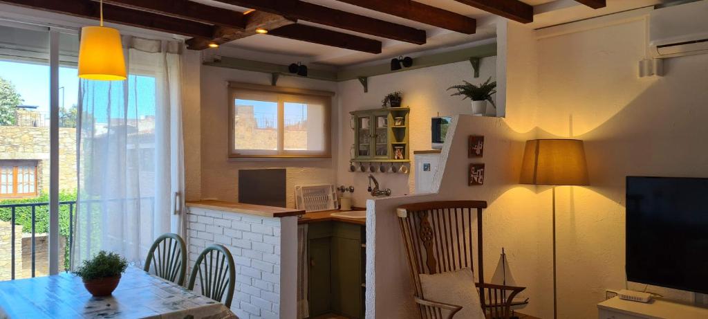 Kuchyň nebo kuchyňský kout v ubytování Apartamento Calella Home