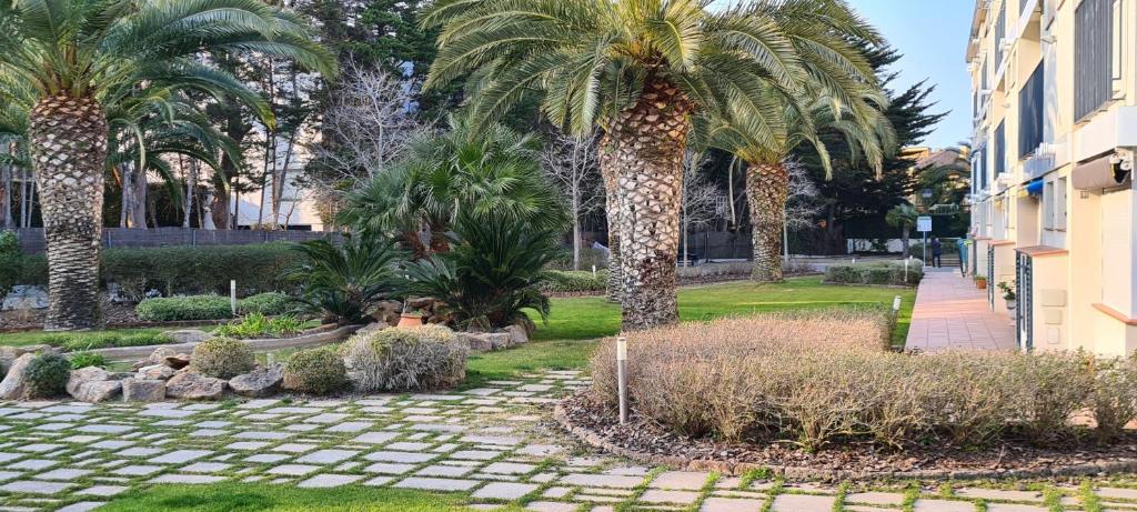 Zahrada ubytování Apartamento Calella Home