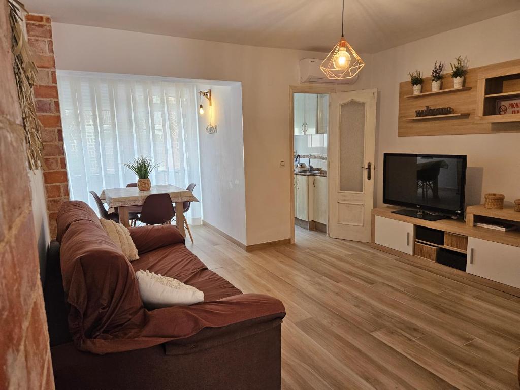 A television and/or entertainment centre at "Corner of happiness"