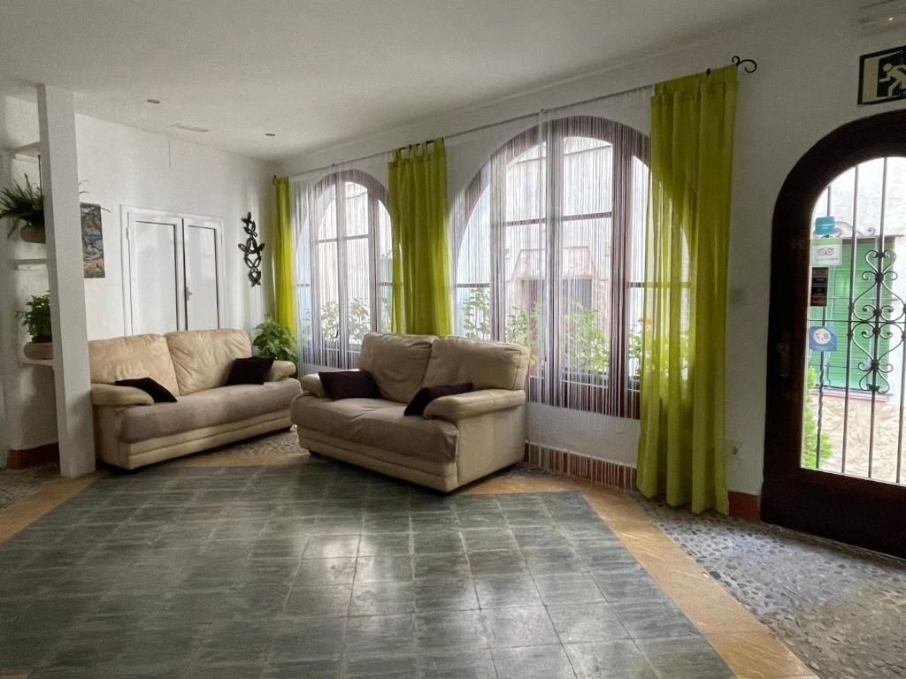 Zona de estar de P&R hostals Codolar