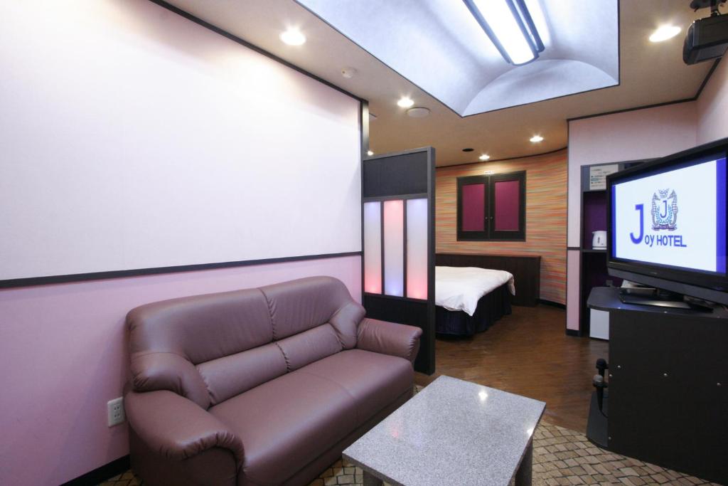 TV a/nebo společenská místnost v ubytování Hotel Joy (Adult Only)