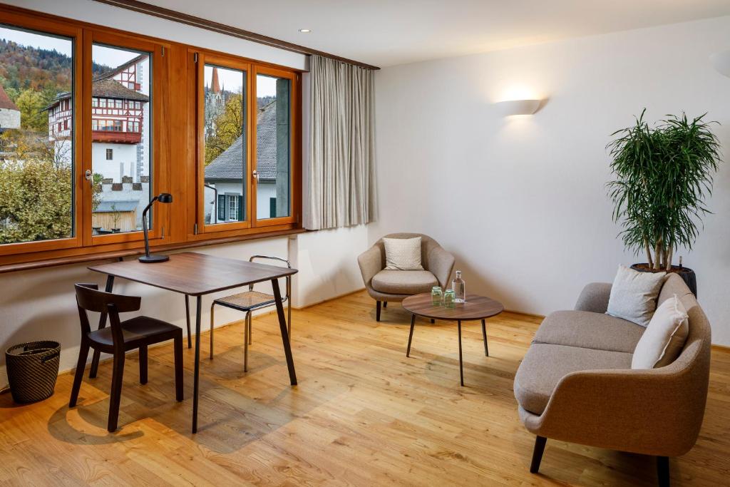 Posezení v ubytování City-Hotel Ochsen