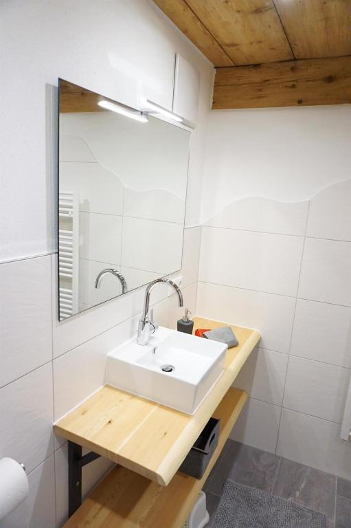 Koupelna v ubytování Ferienwohnung Litzlhof