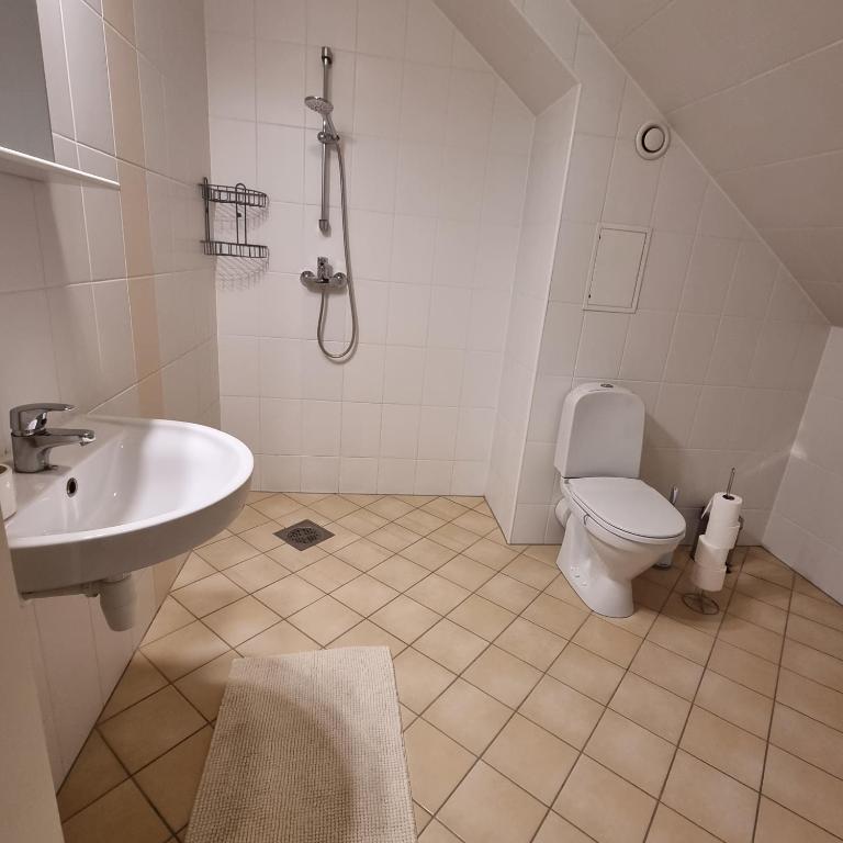 Koupelna v ubytování Juuli apartament