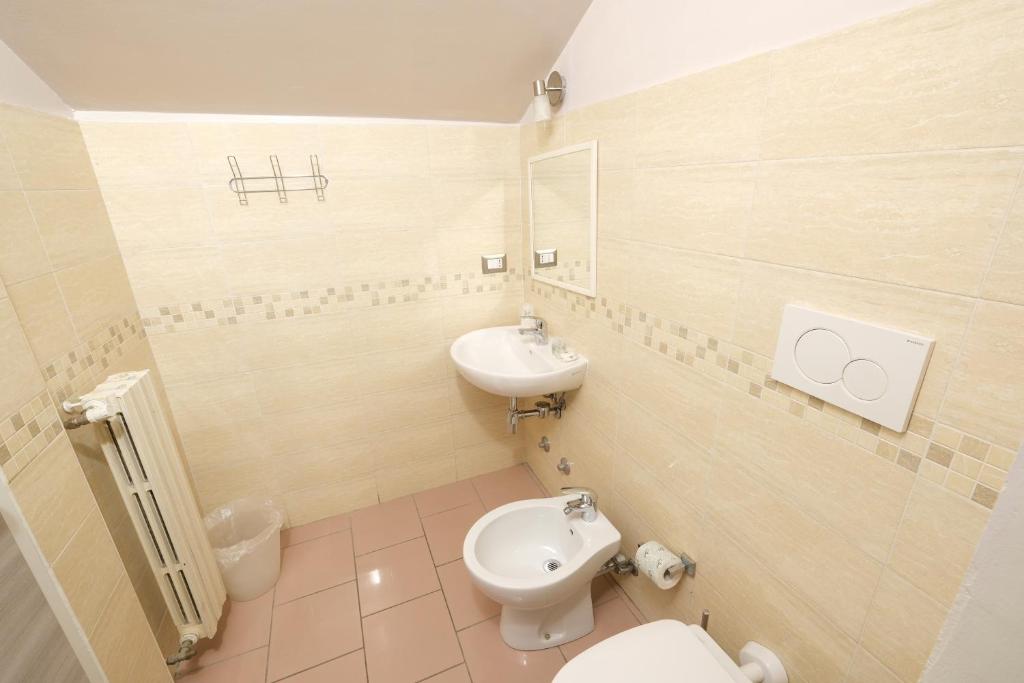 Koupelna v ubytování Hotel 26