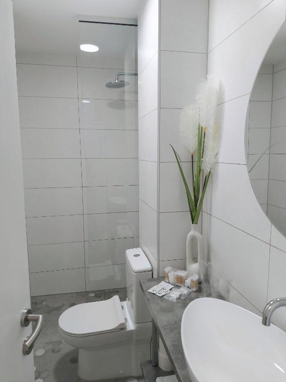 Koupelna v ubytování Apartment 4Leafe - Self check-in