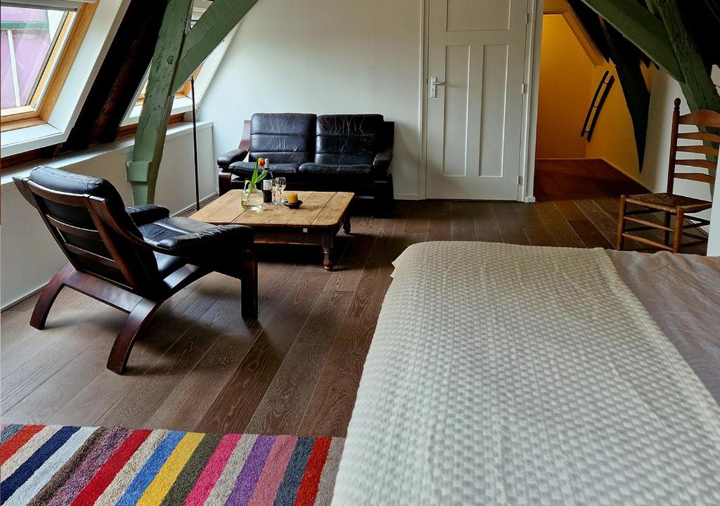 Posezení v ubytování de Zeeuwse Hemel