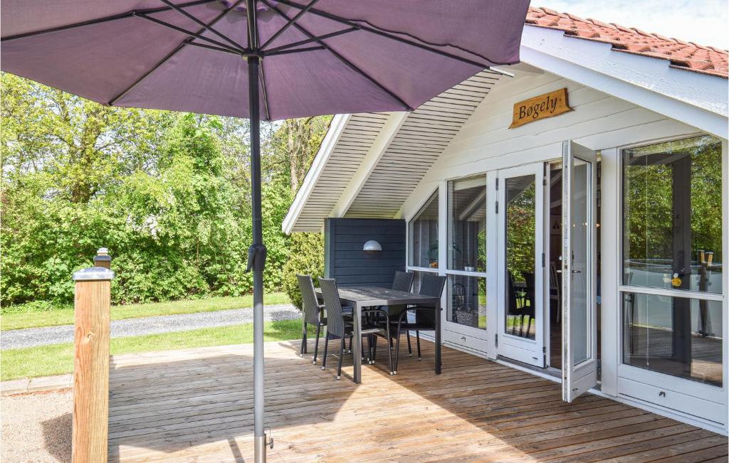 Balkón nebo terasa v ubytování Holiday Home Sydskrænten Oksbøl Denmark
