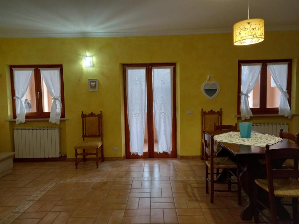 Posezení v ubytování Antica fonte