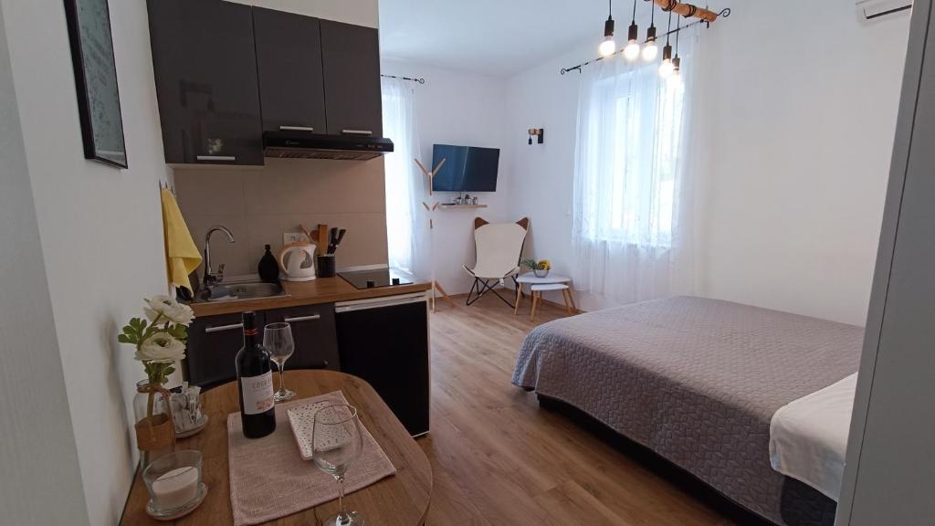 Postel nebo postele na pokoji v ubytování Rooms Diana