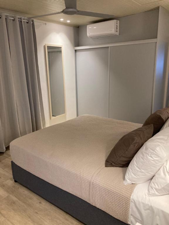 Postel nebo postele na pokoji v ubytování Fiskardo Beach House