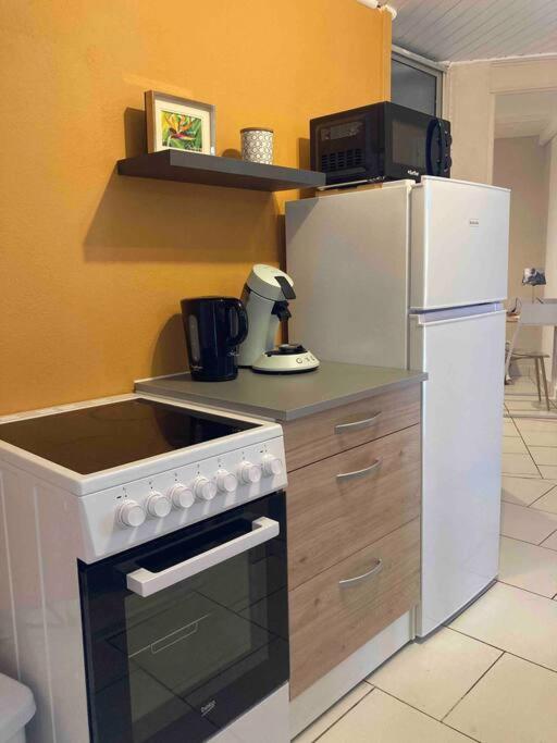 Kuchyň nebo kuchyňský kout v ubytování Ti Repos Martinique - maison avec Spa