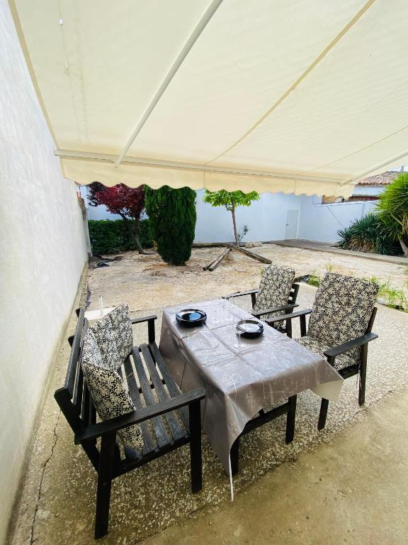 Patio nebo venkovní prostory v ubytování Loft Bardenas ECO RR46