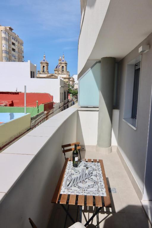 Balkón nebo terasa v ubytování Apartamento San Leonardo Playa (Free Parking)