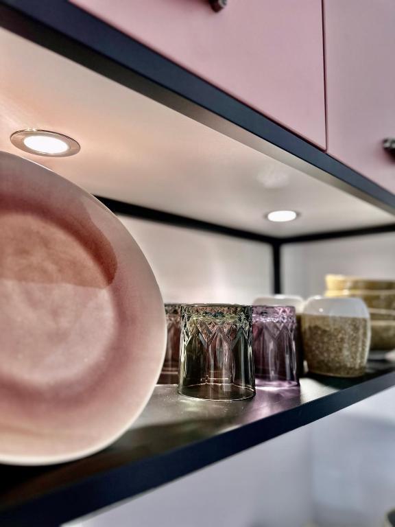 Kuchyňa alebo kuchynka v ubytovaní Appartement Agosta Plage