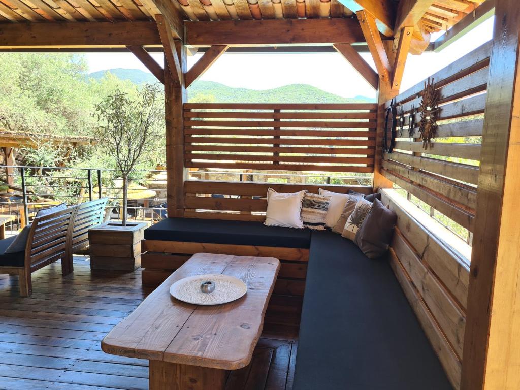 Posezení v ubytování Chambre d'hôte Casa Maredda