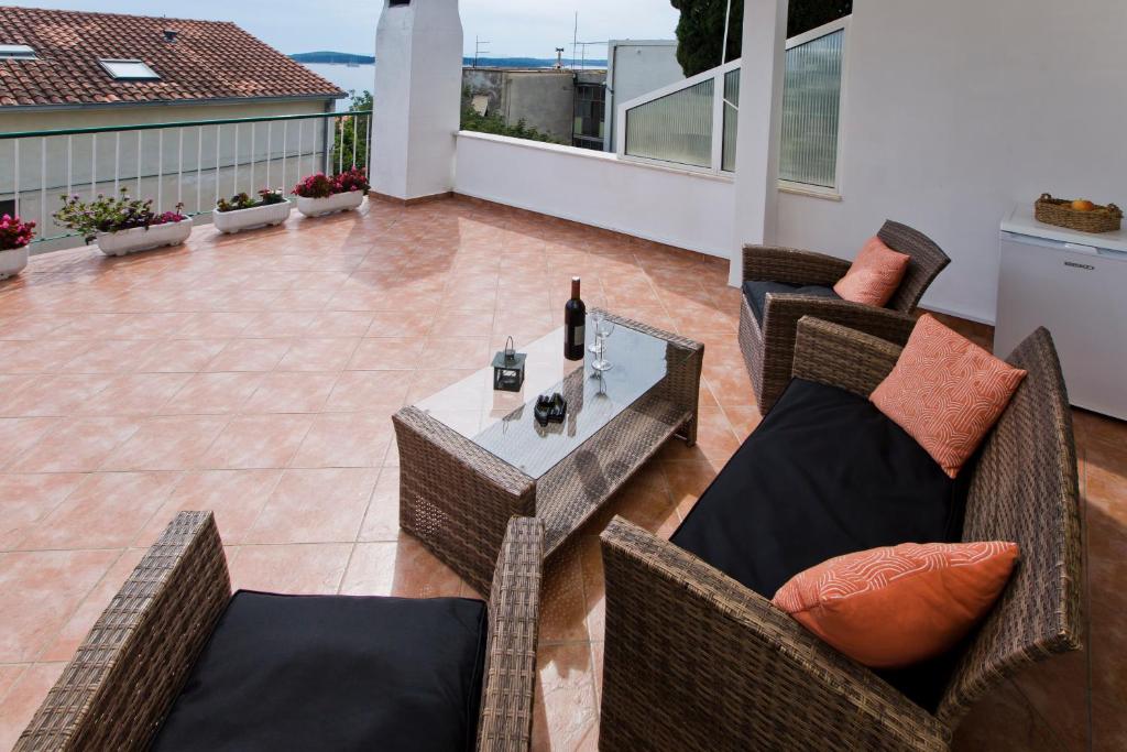 Posezení v ubytování Guesthouse Aurora