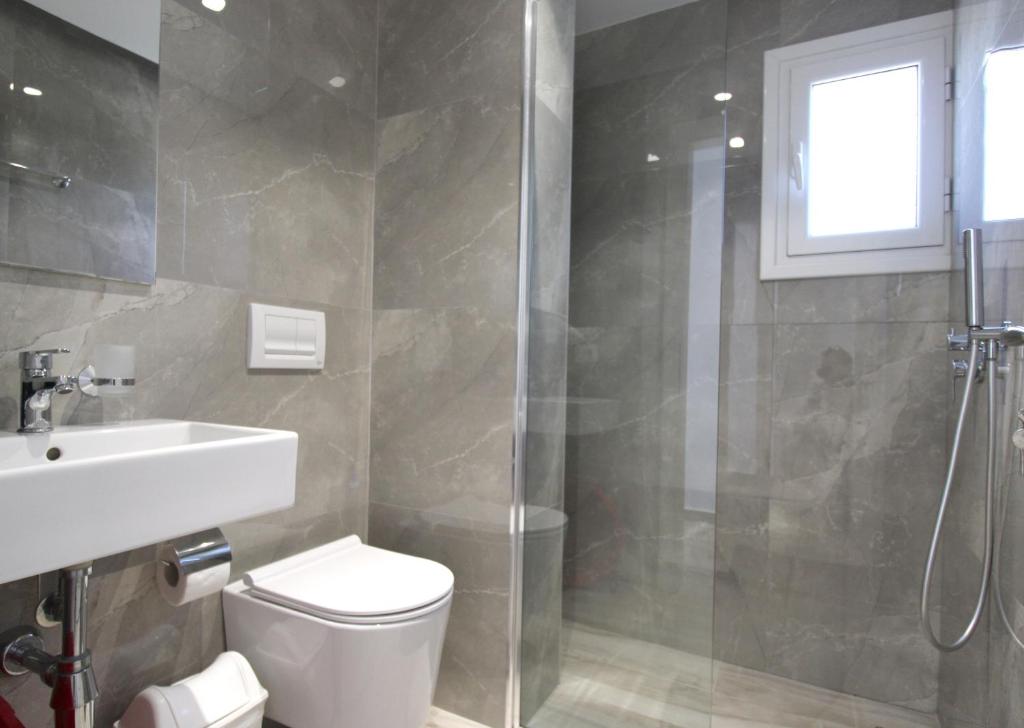 Koupelna v ubytování Hotel Bega