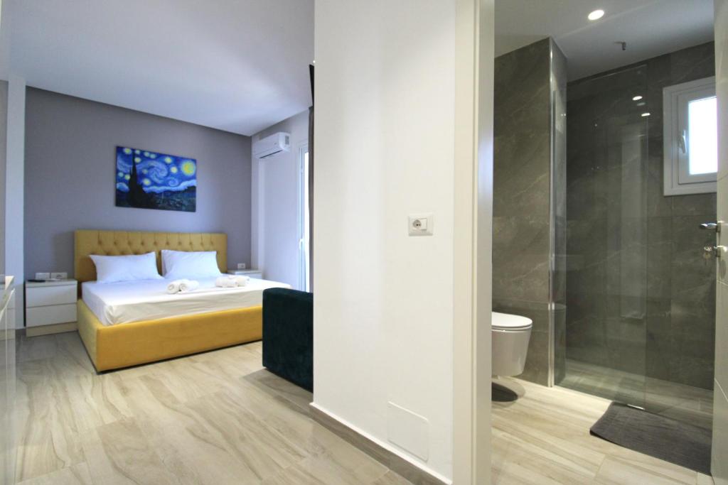 Koupelna v ubytování Hotel Bega