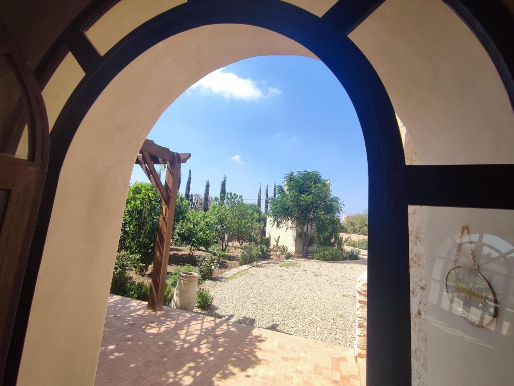 Zahrada ubytování Riad Bini-Ddik