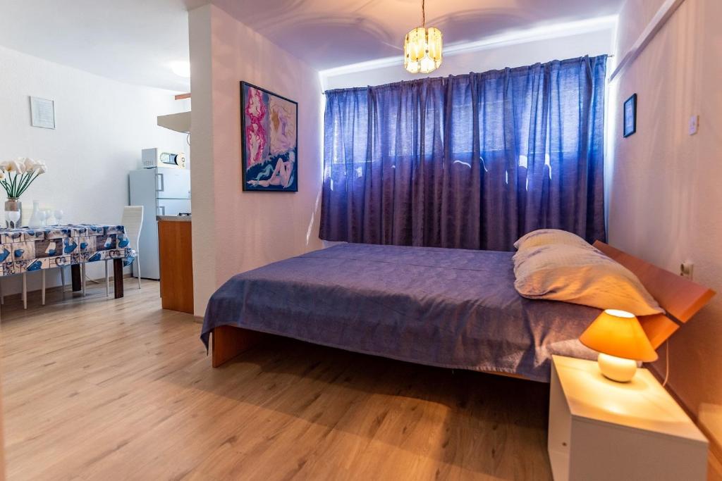 Posteľ alebo postele v izbe v ubytovaní Apartments with a swimming pool Pula - 7356