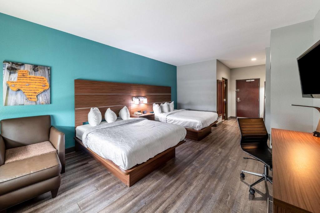 Best Western Plus Bowie Inn & Suites - Queen Kamer Met 2 Queensize Bedden En Keukentje