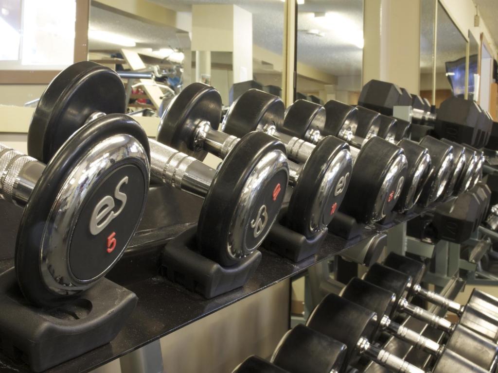 Fitness centrum a/nebo fitness zařízení v ubytování YPC Fitness & Accomodations
