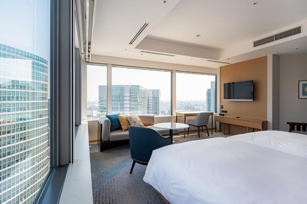 Letto o letti in una camera di The Strings by InterContinental, Tokyo by IHG