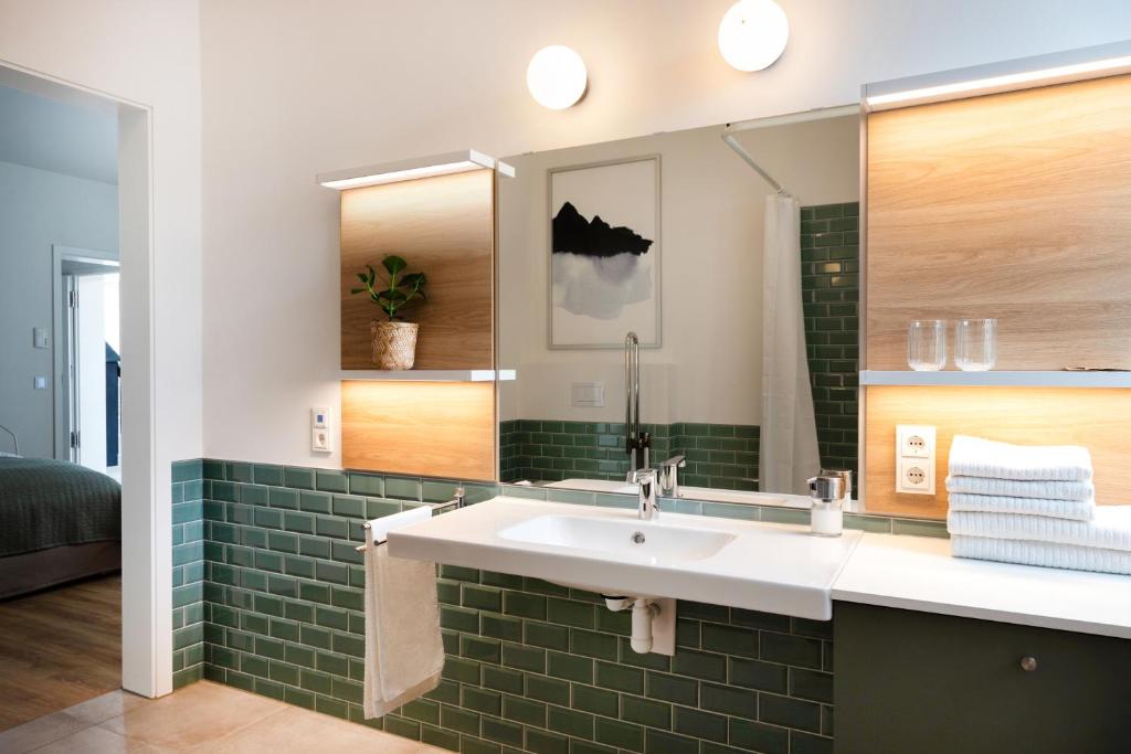 Moderne neue Apartments zum Wohlfühlen im Boardinghouse bed & butter - Appartamento - Piano Terra